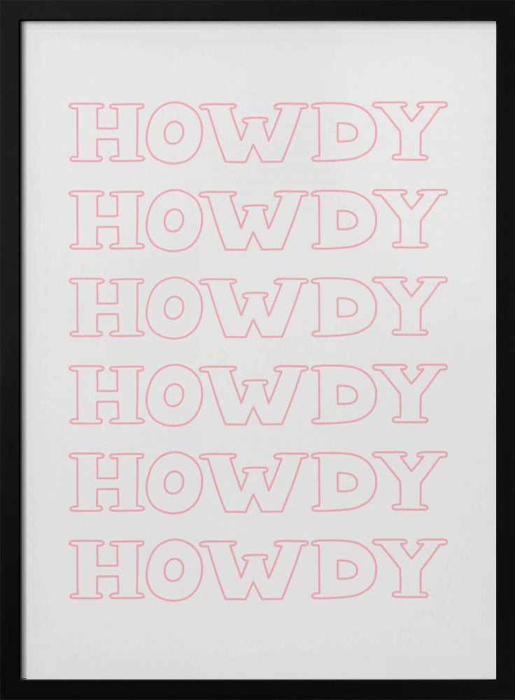 Rosa Howdy | Poster