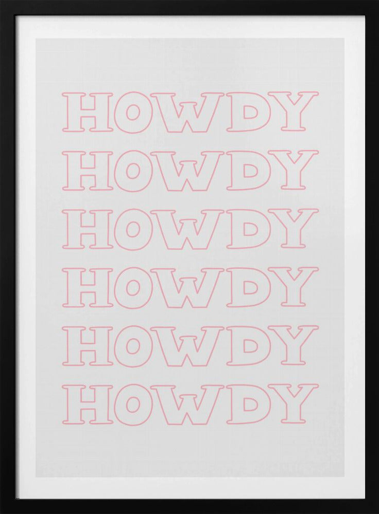 Rosa Howdy | Poster