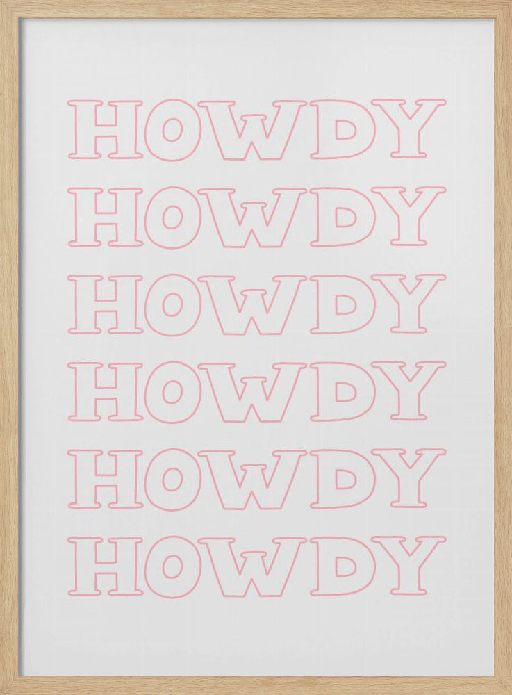 Rosa Howdy | Poster