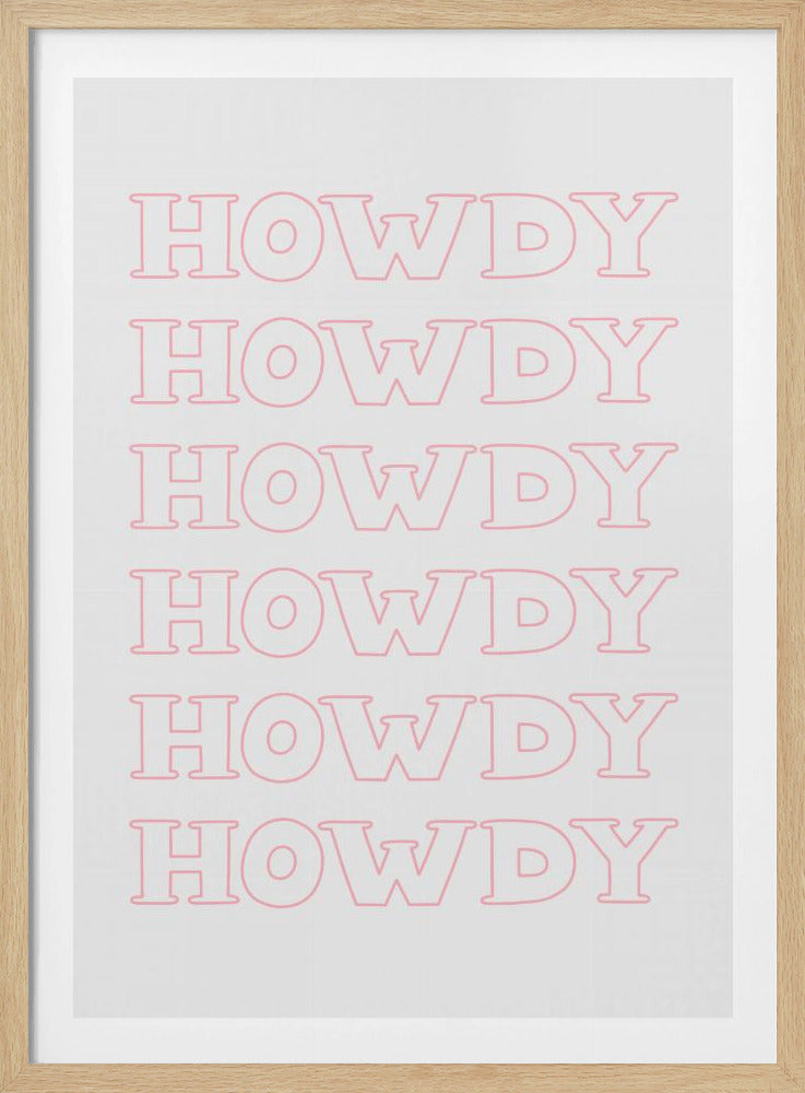 Rosa Howdy | Poster