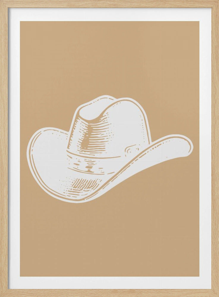 Neutraler Cowboyhut | Poster