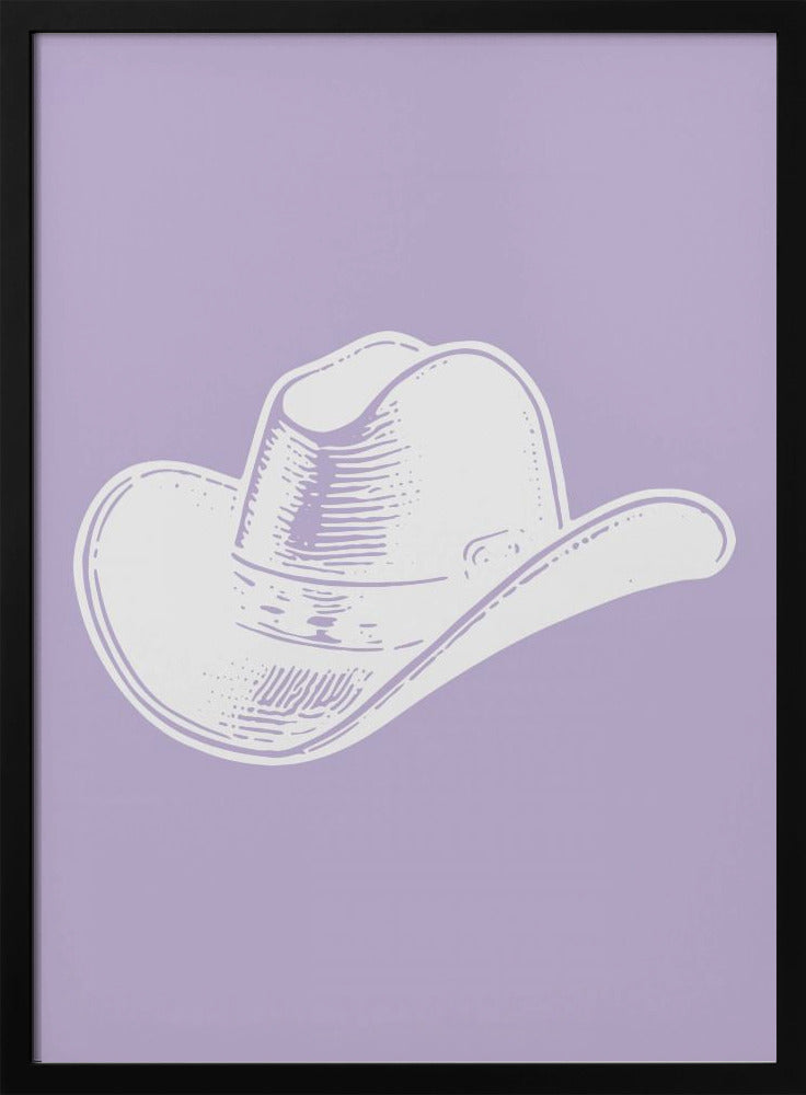 Lila Cowboyhut | Poster