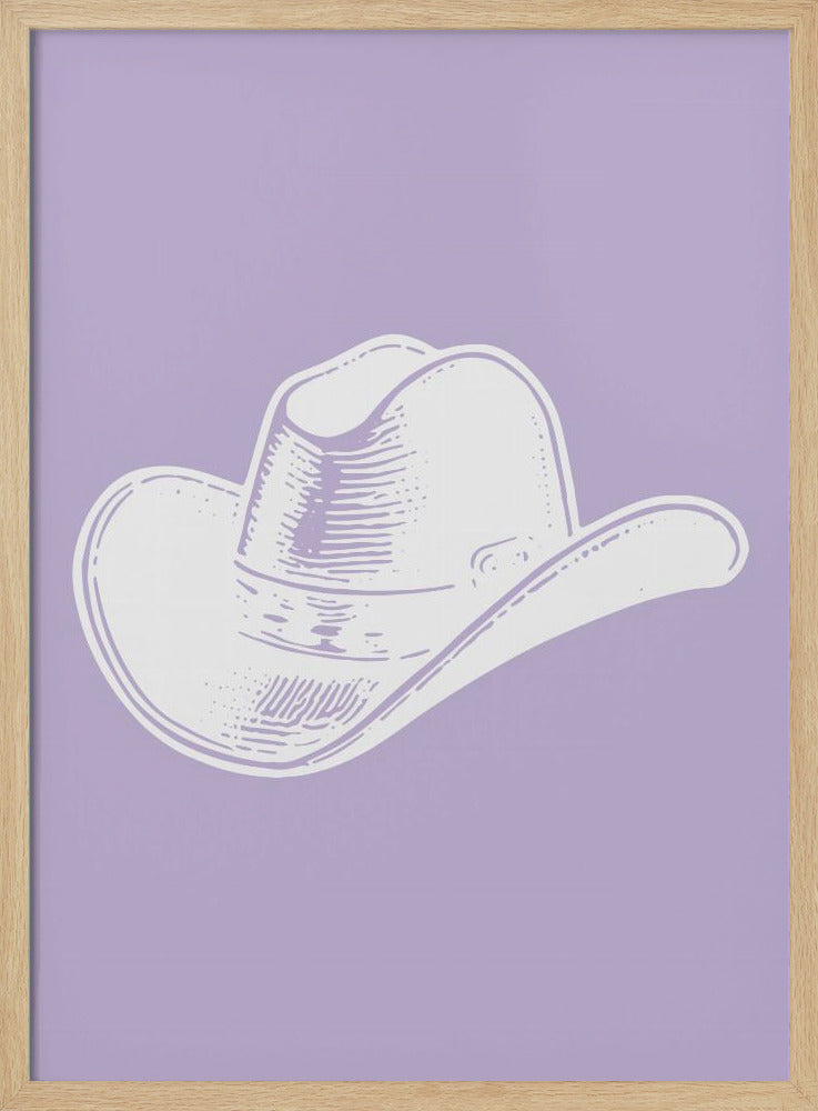Lila Cowboyhut | Poster