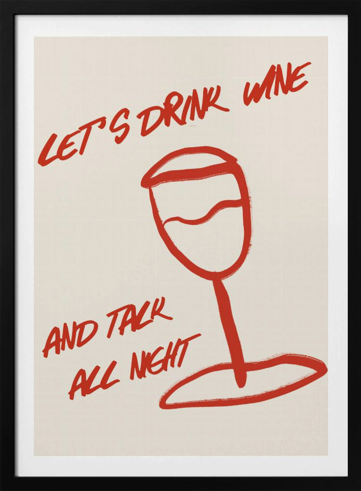 Wein & Worte entspannen | Poster