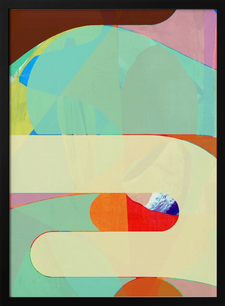 Bunte geometrische Formen | Poster