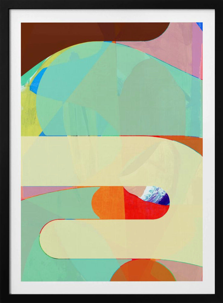 Bunte geometrische Formen | Poster