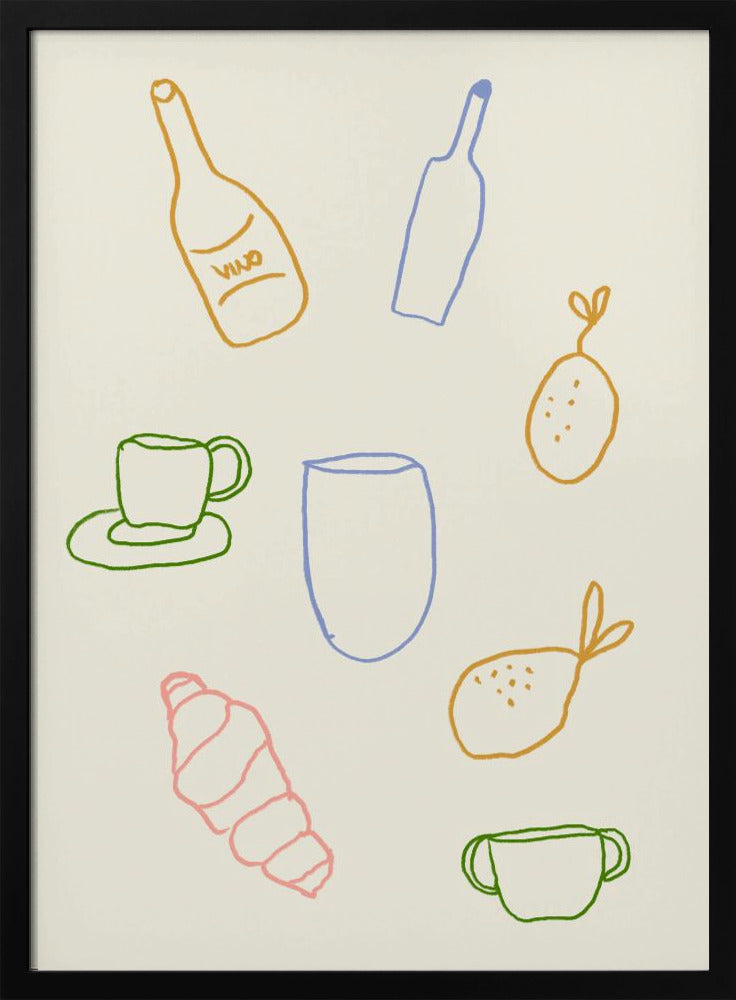 Minimalistischer Brunch | Poster