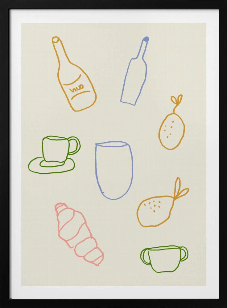 Minimalistischer Brunch | Poster