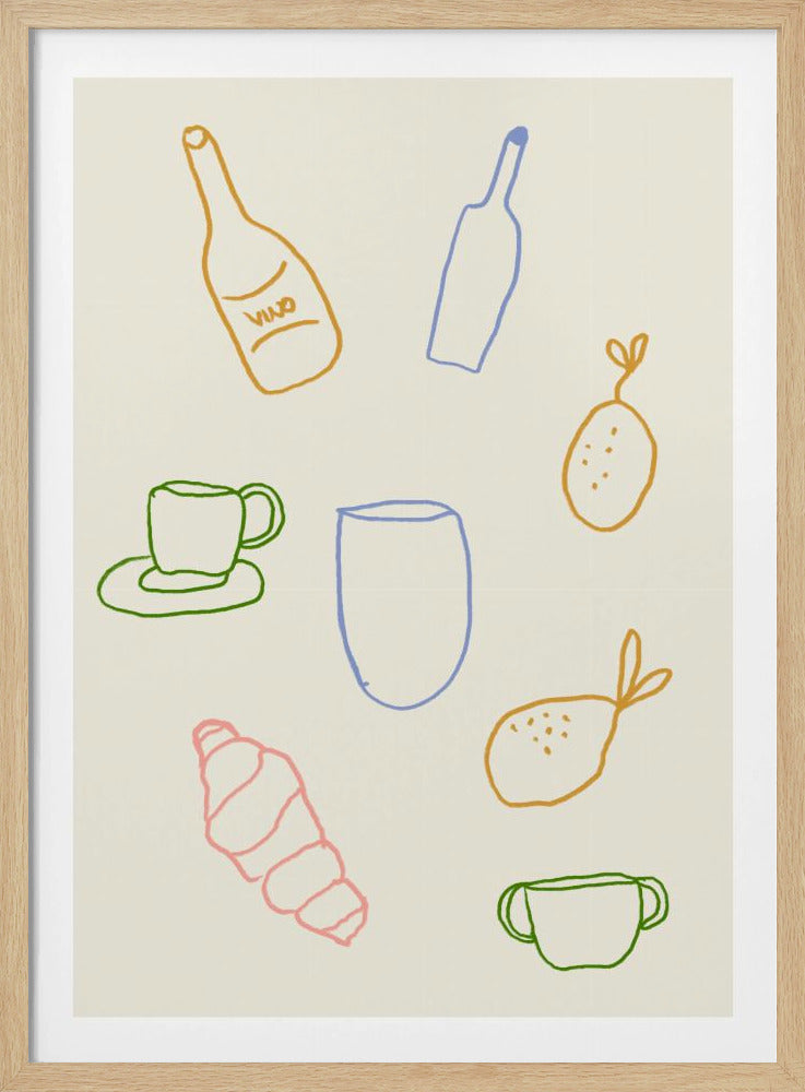 Minimalistischer Brunch | Poster