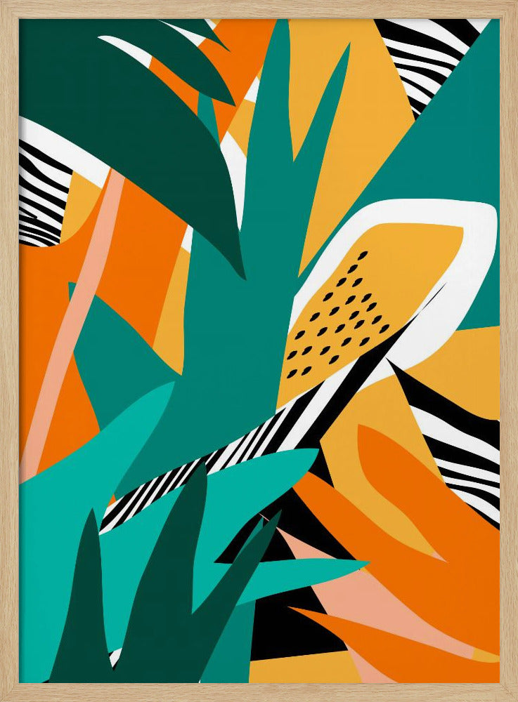 Dschungel Abstrakte Form | Poster