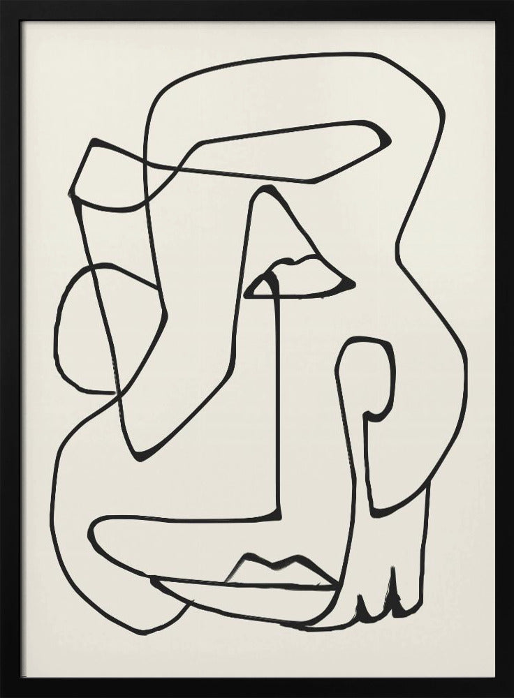 Abstrakte Linienkunst | Poster