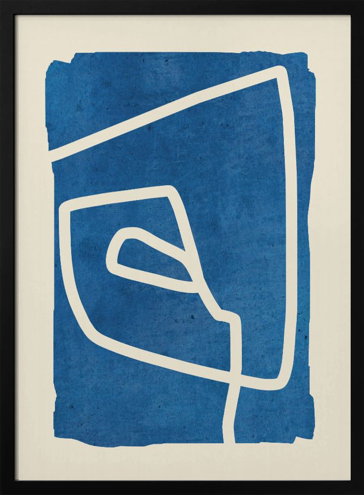 Blauer Spiraltanz | Poster