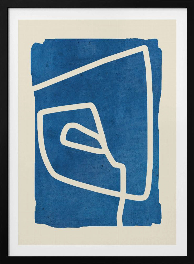 Blauer Spiraltanz | Poster
