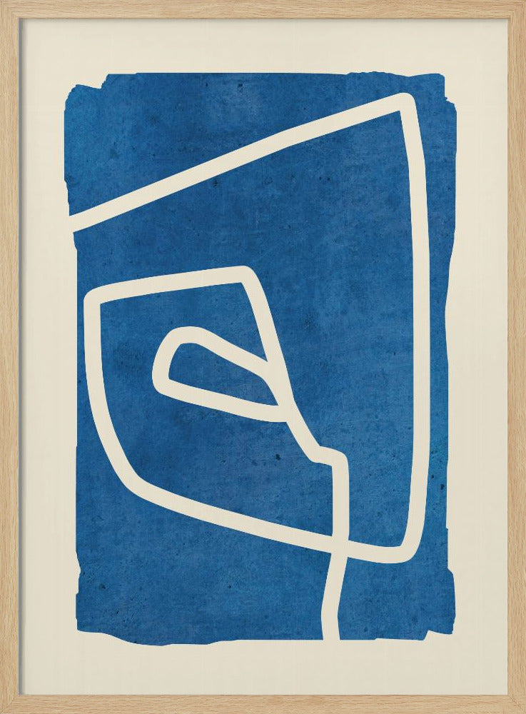Blauer Spiraltanz | Poster