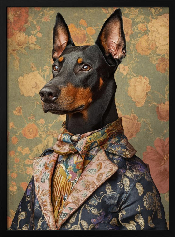 Der vornehme Dobermann | Poster