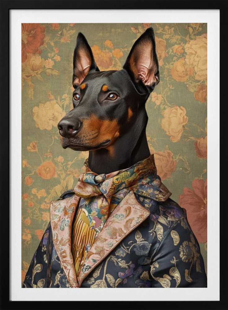 Der vornehme Dobermann | Poster