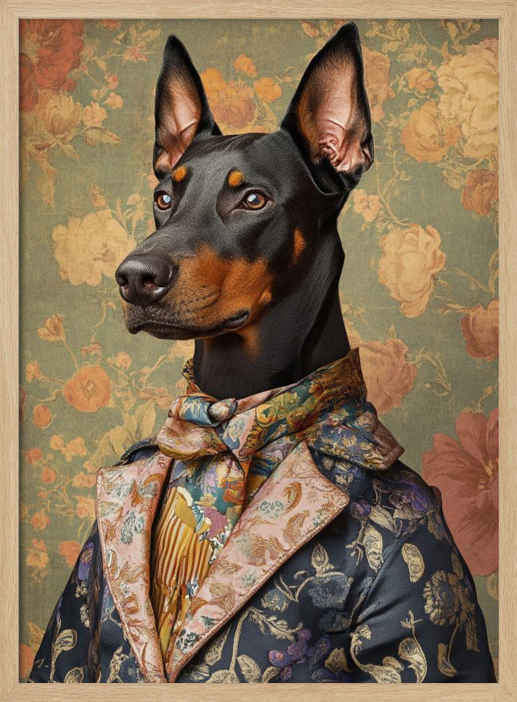 Der vornehme Dobermann | Poster