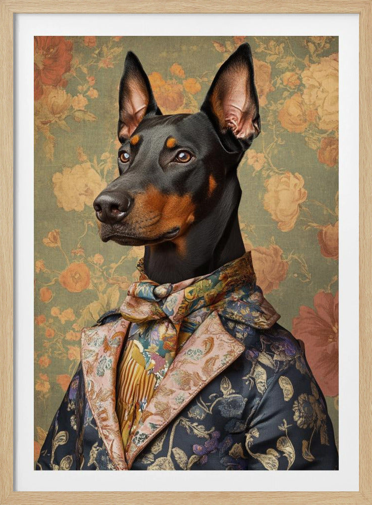 Der vornehme Dobermann | Poster