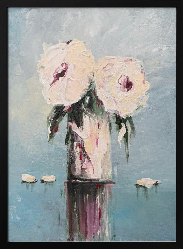 Weiße Rosen | Poster