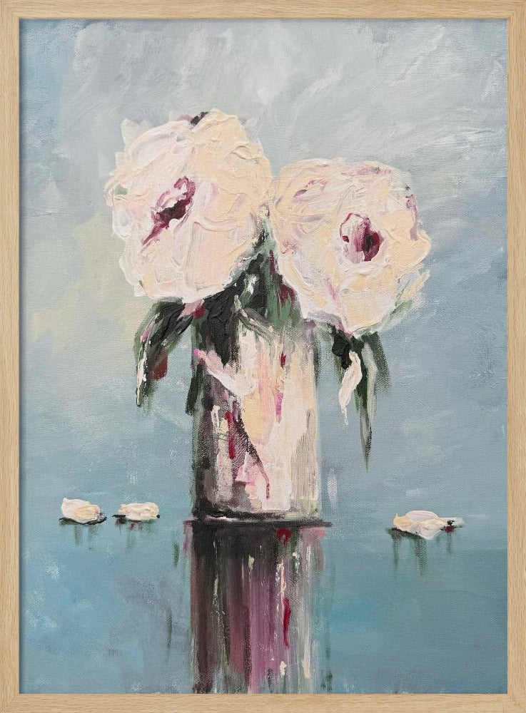 Weiße Rosen | Poster