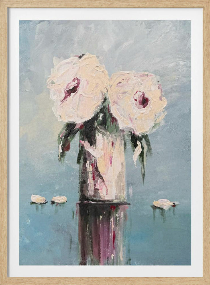 Weiße Rosen | Poster