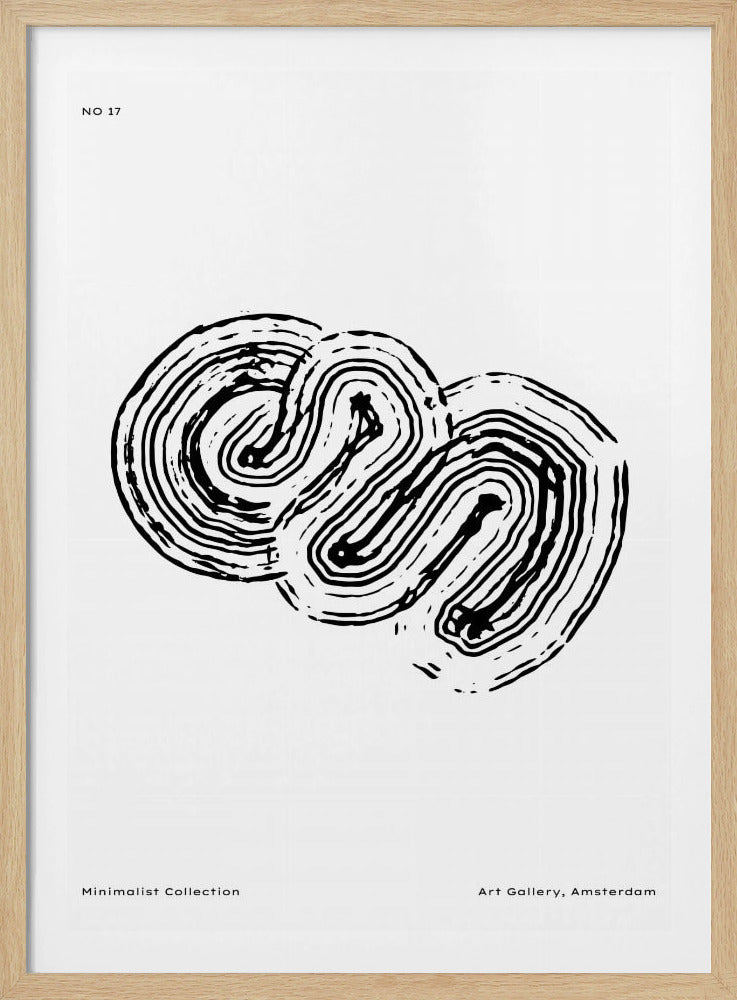 Monochromes Labyrinth 17 | Poster