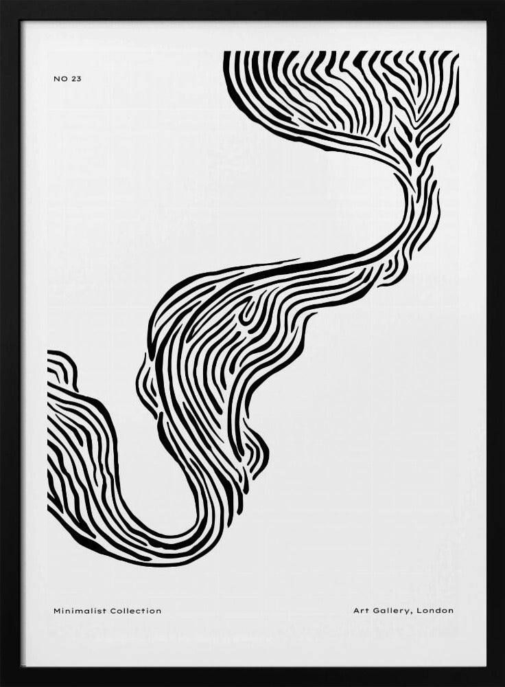 Fließende Linien | Poster