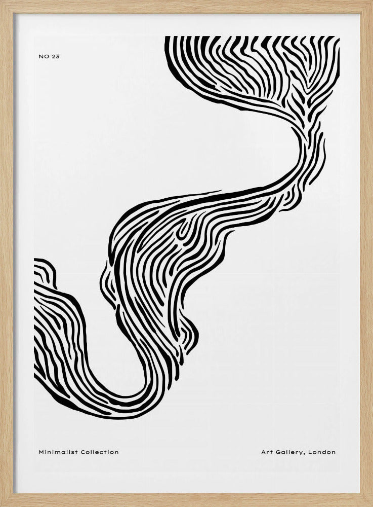 Fließende Linien | Poster