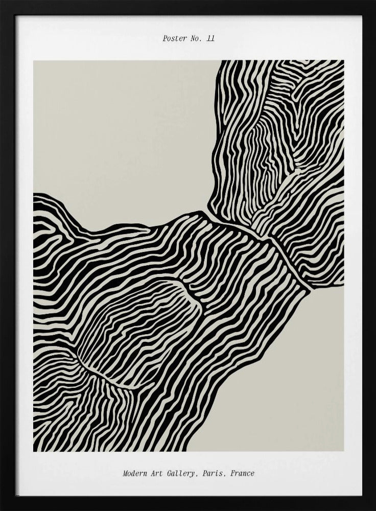 Fließende Konturen | Poster