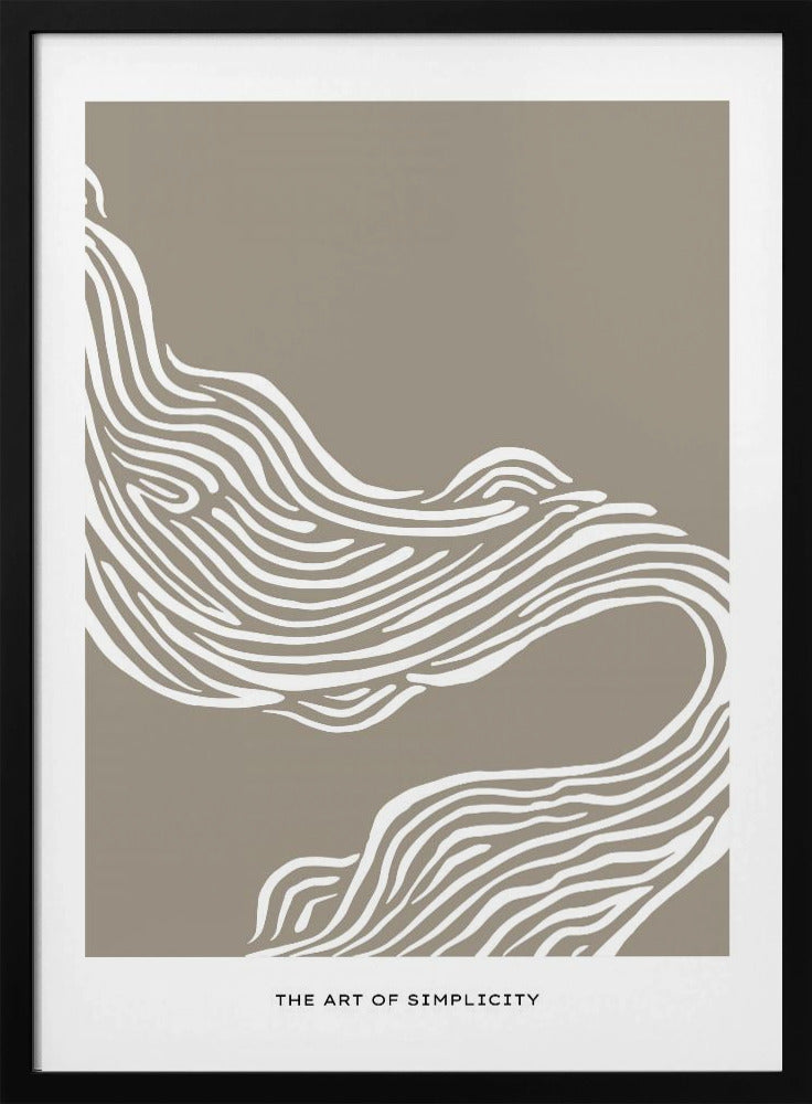 Fließende Linien | Poster