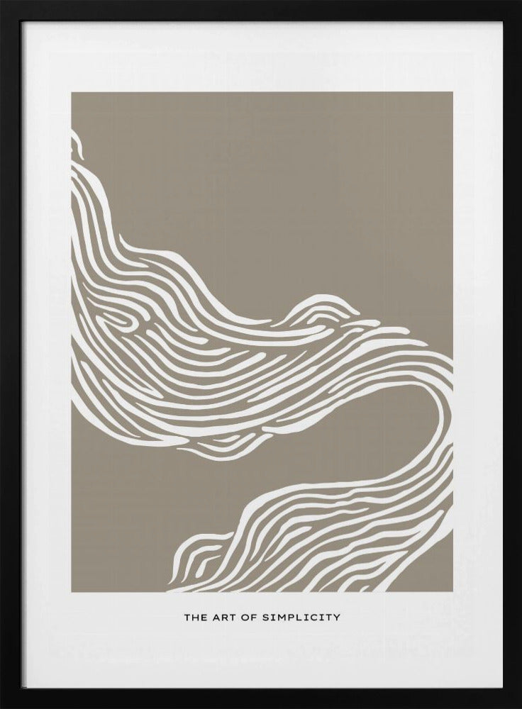 Fließende Linien | Poster