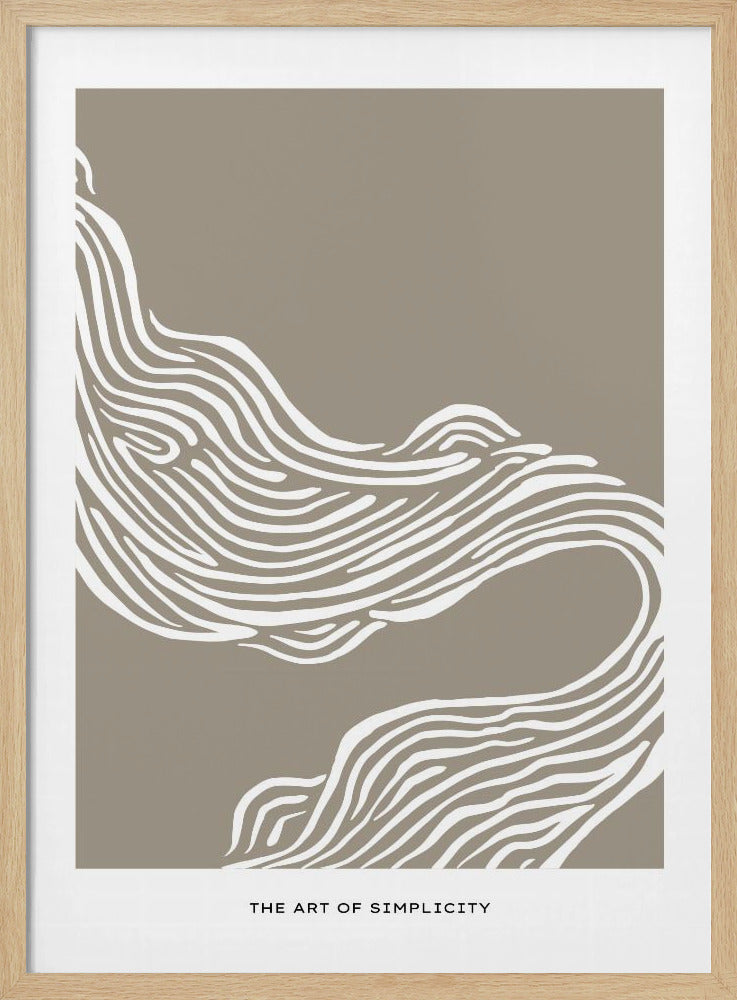 Fließende Linien | Poster