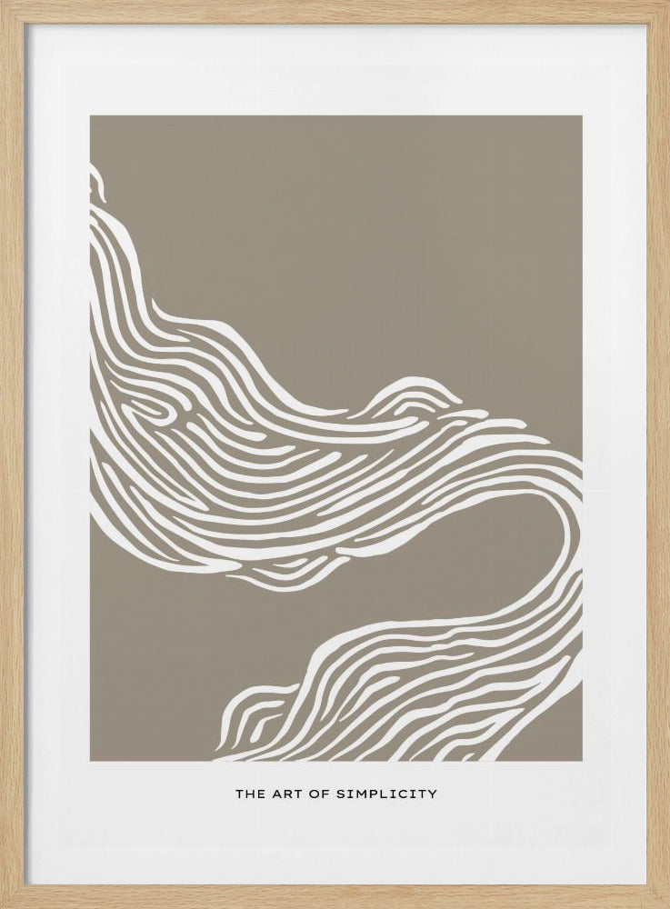 Fließende Linien | Poster