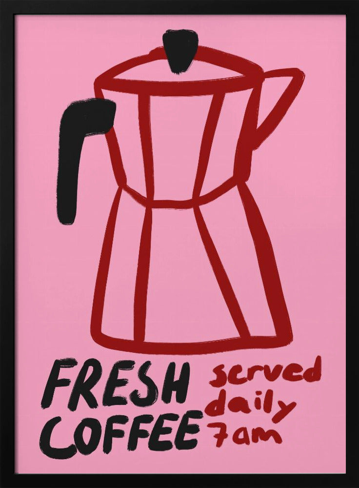 Morgens gebraut | Poster