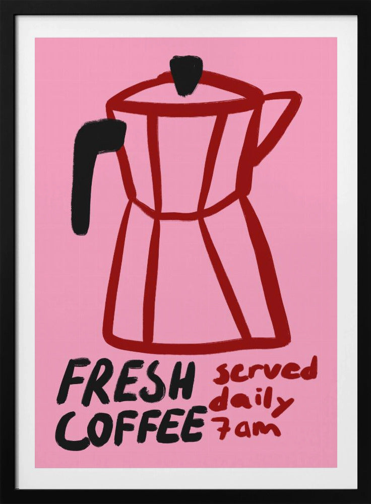 Morgens gebraut | Poster