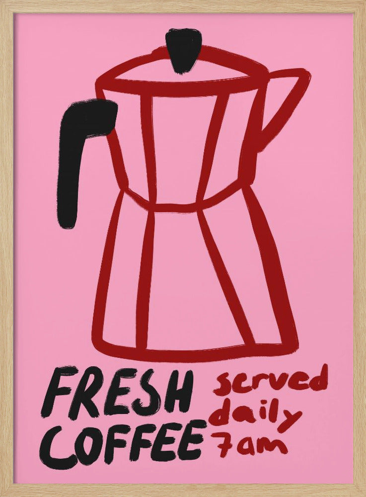 Morgens gebraut | Poster