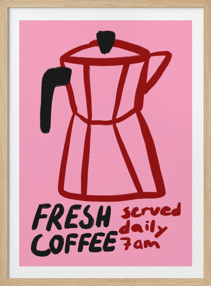 Morgens gebraut | Poster