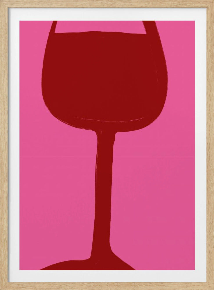 Wein und Pink Vibes | Poster