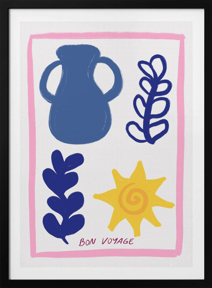 Gute Reise Symbole | Poster
