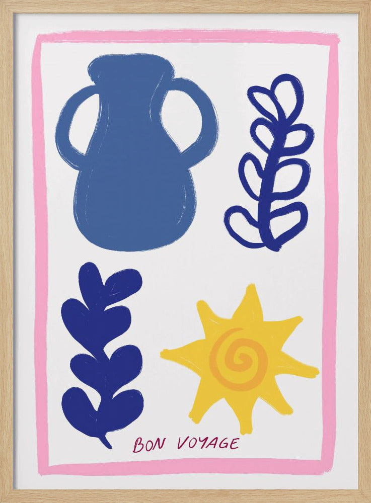 Gute Reise Symbole | Poster