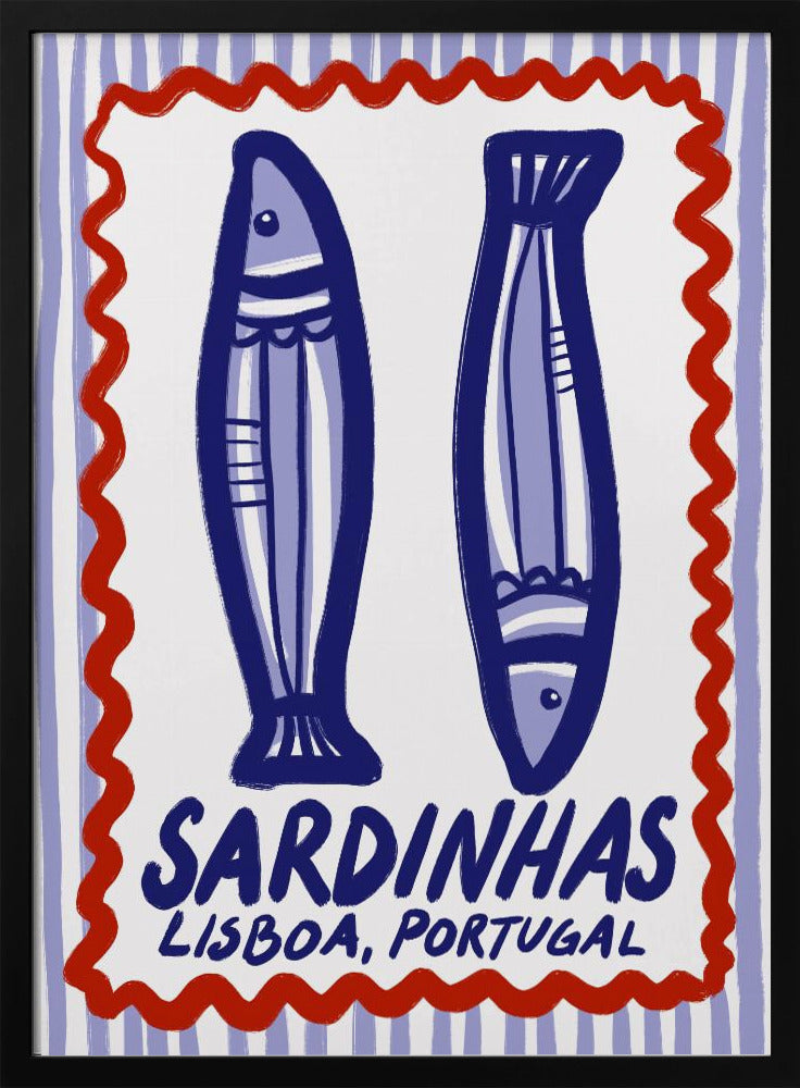 Lissabon Sardinen Genuss | Poster