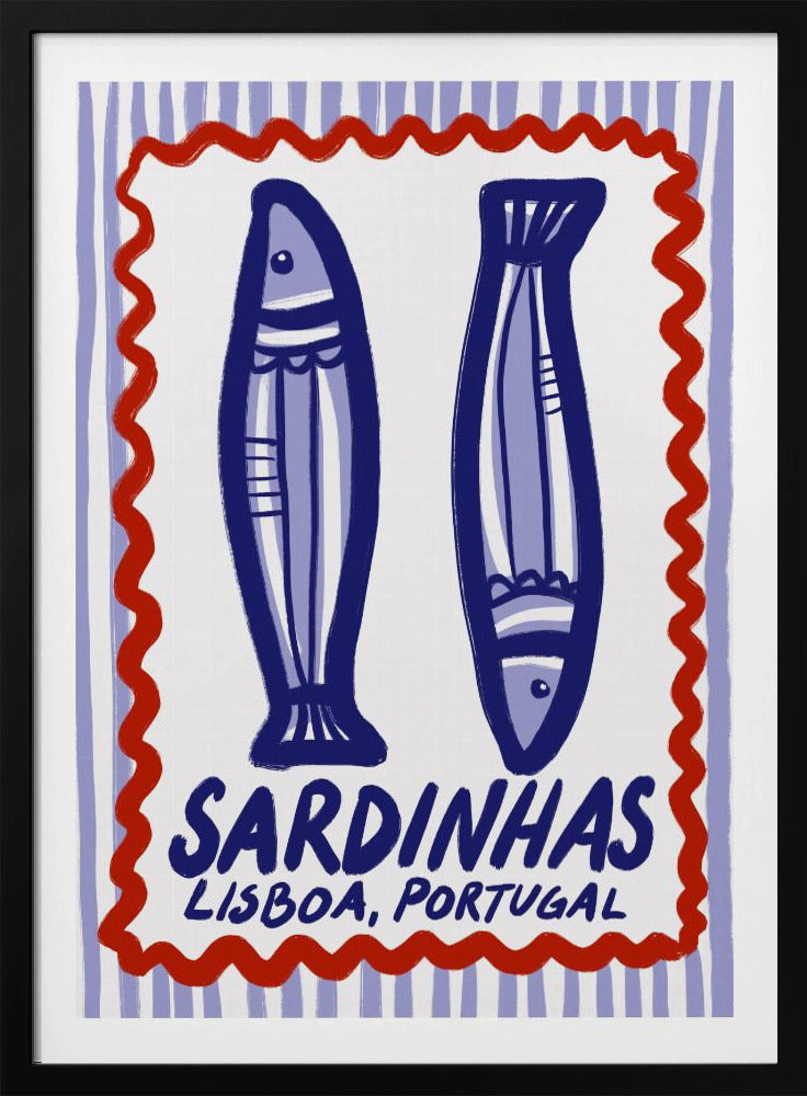 Lissabon Sardinen Genuss | Poster