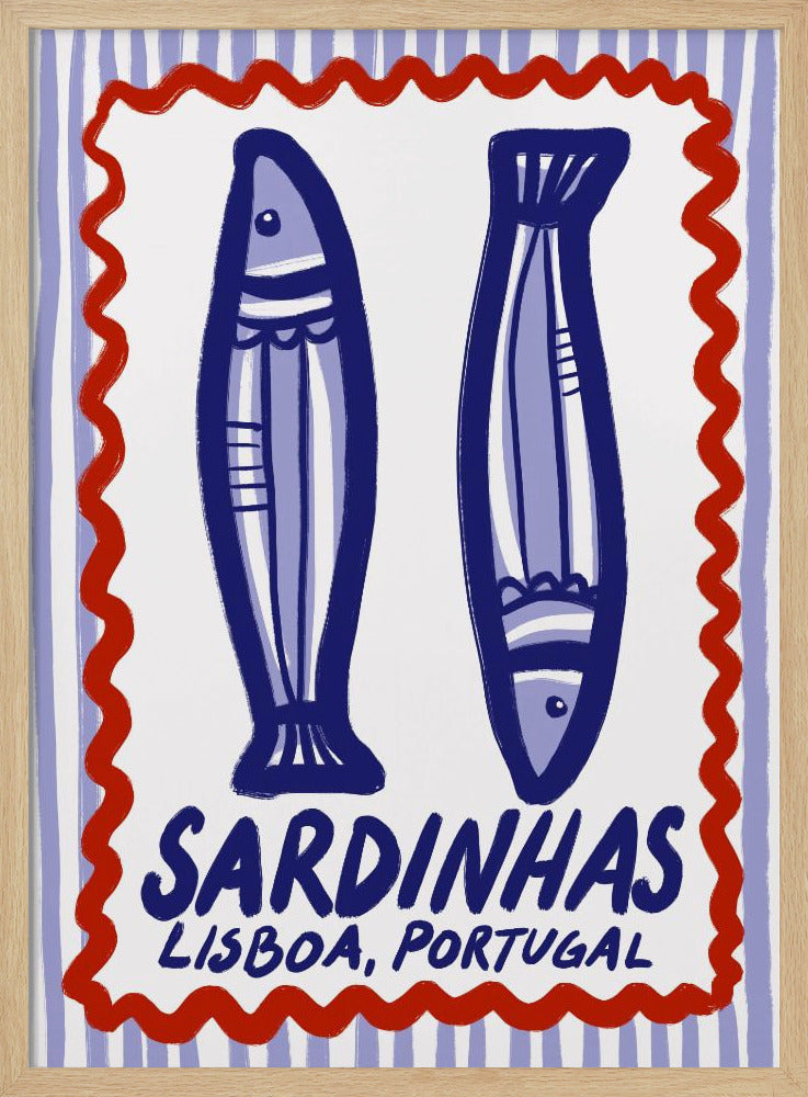 Lissabon Sardinen Genuss | Poster