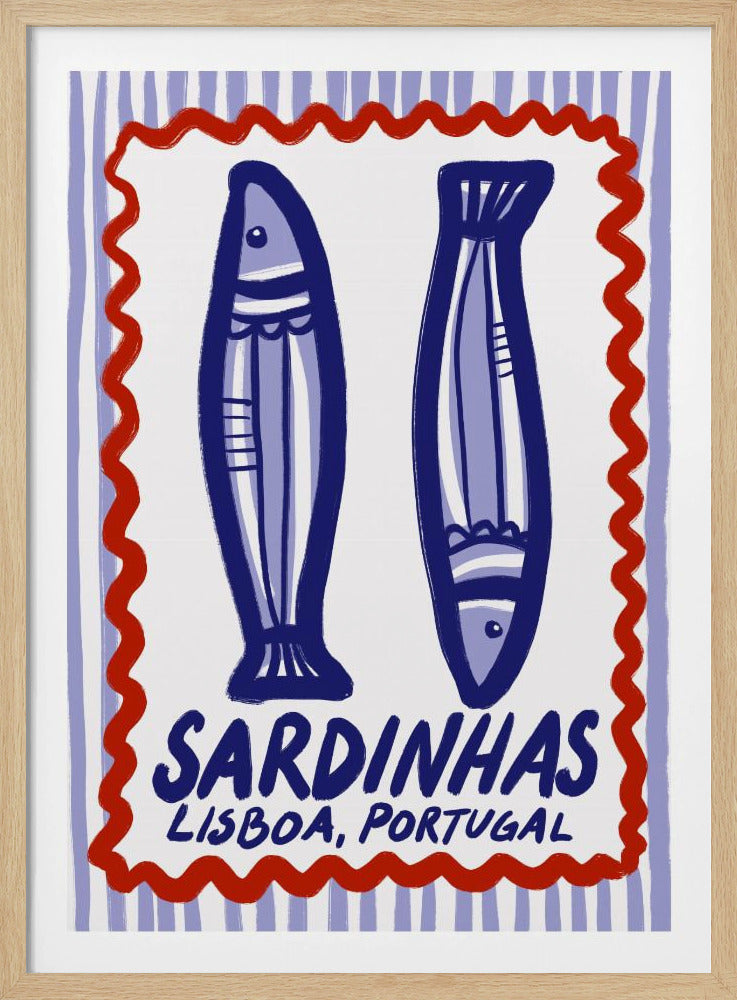 Lissabon Sardinen Genuss | Poster