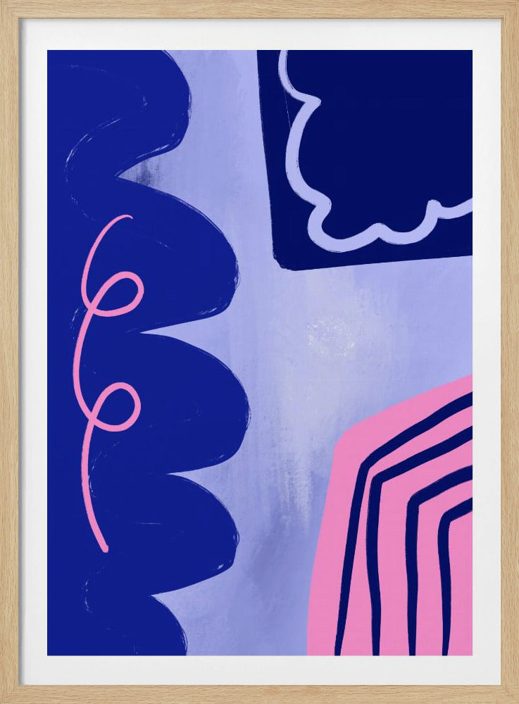 Lebendiger Kurvenfluss | Poster