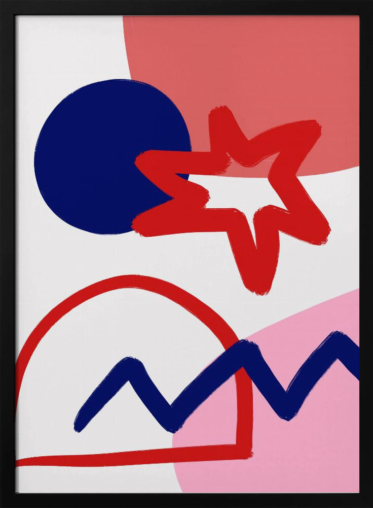 Kräftige geometrische Formen | Poster