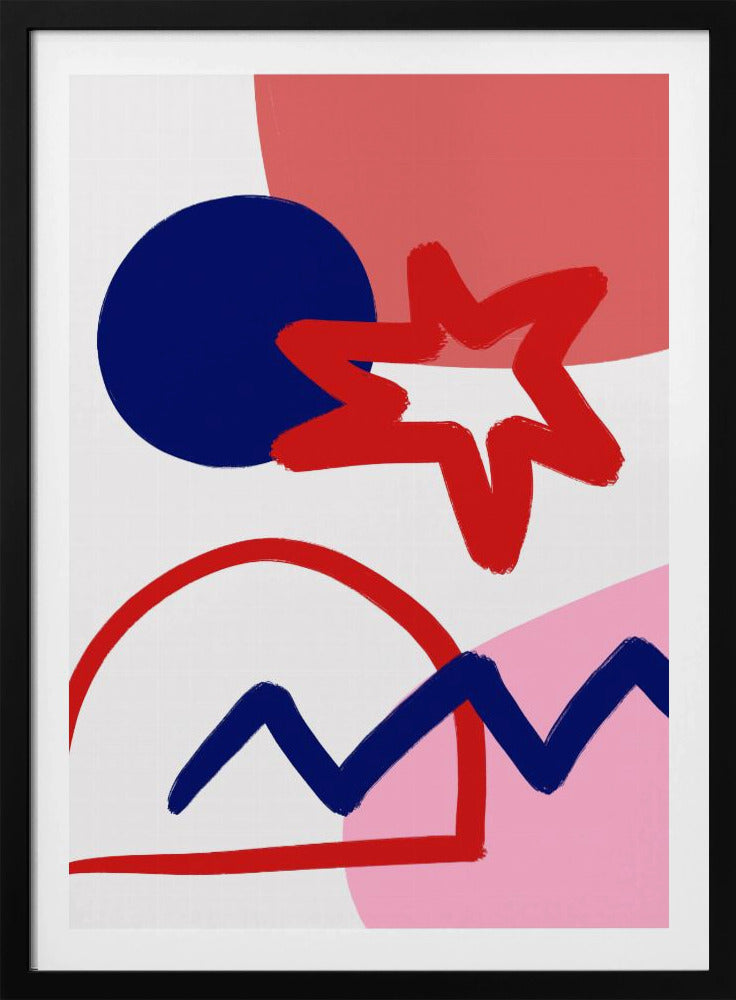 Kräftige geometrische Formen | Poster