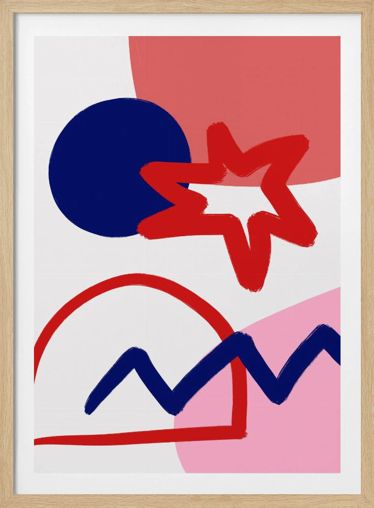 Kräftige geometrische Formen | Poster