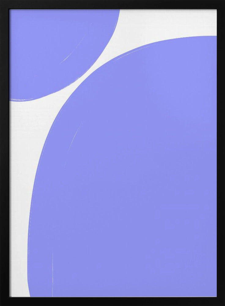Weiche lila Kurven | Poster