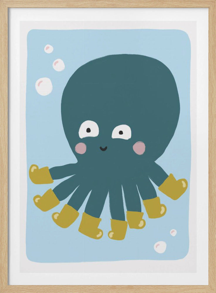 Spaß mit dem gestiefelten Oktopus | Poster